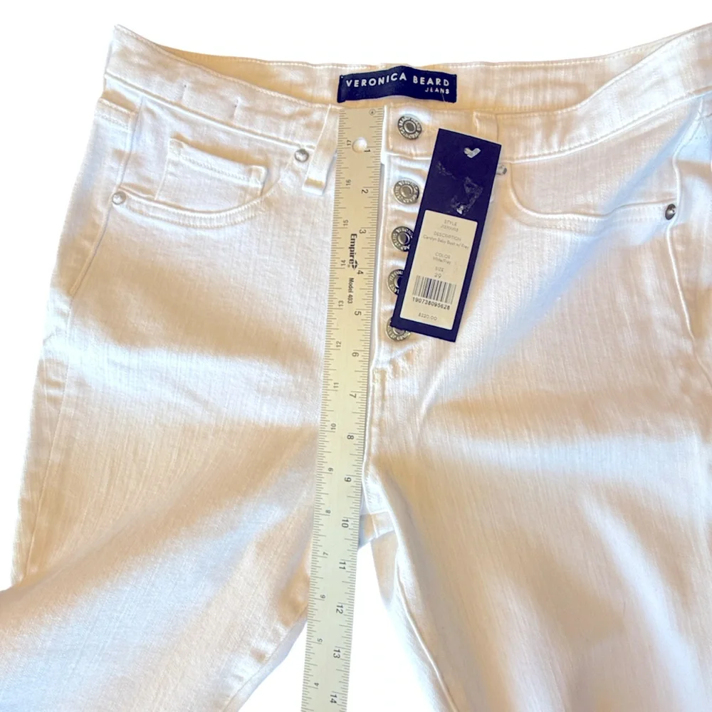 NWT Veronica Beard Carolyn Baby Boot With Fray Jeans Women’s Size 29 - Picture 14 of 16